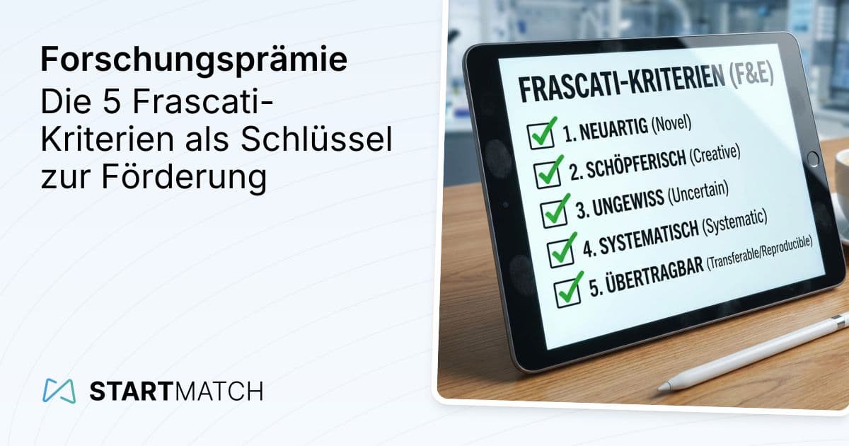 Die 5 Frascati-Kriterien: Der Schlüssel zur Forschungsprämie