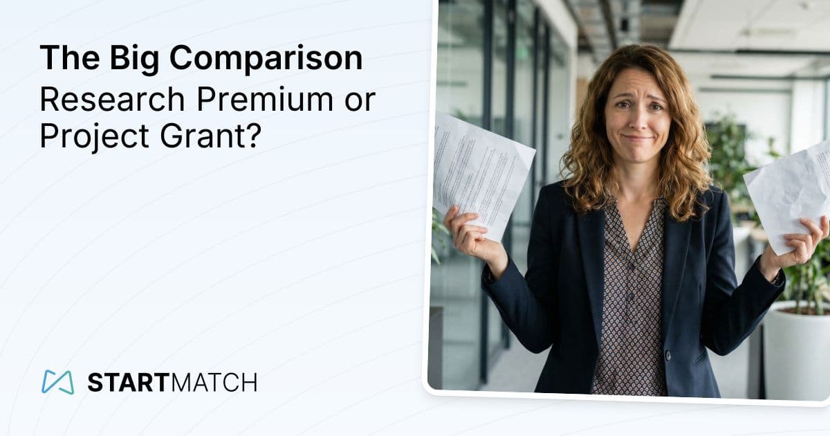 Research Premium or Project Grant? The Big Comparison by StartMatch