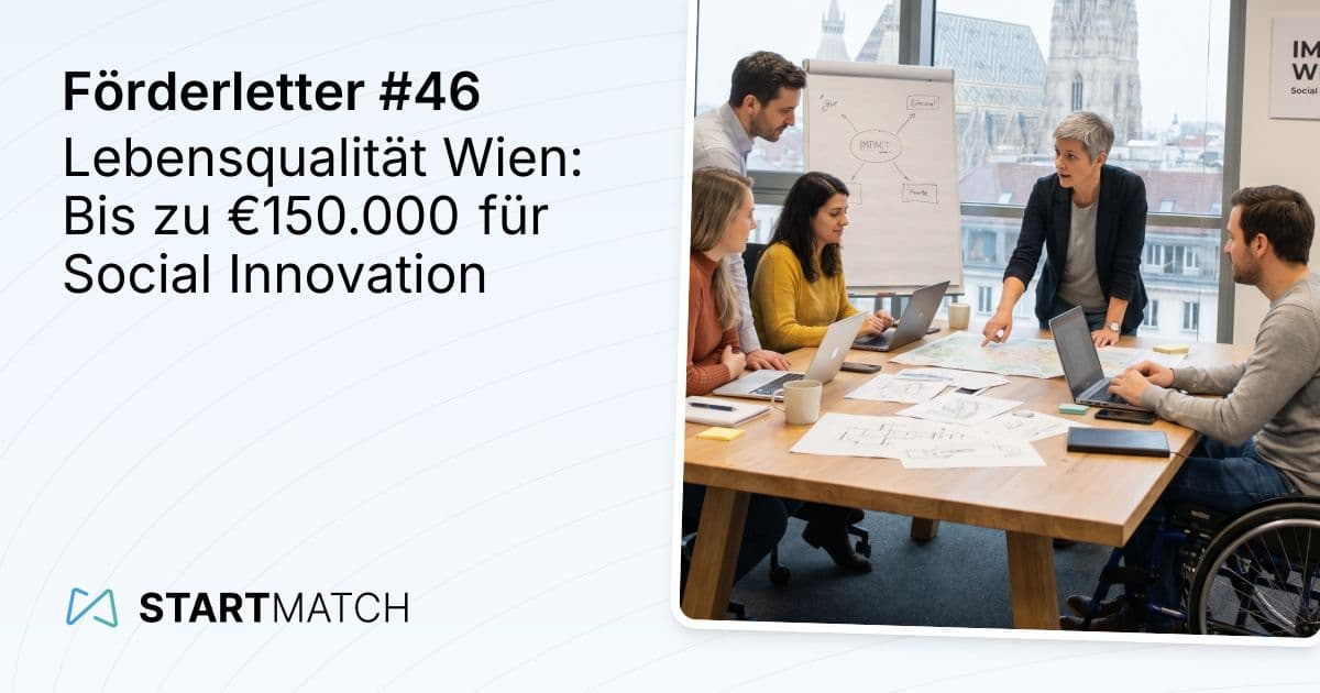 Lebensqualität Wien: Bis zu €150.000 für Social Innovation
