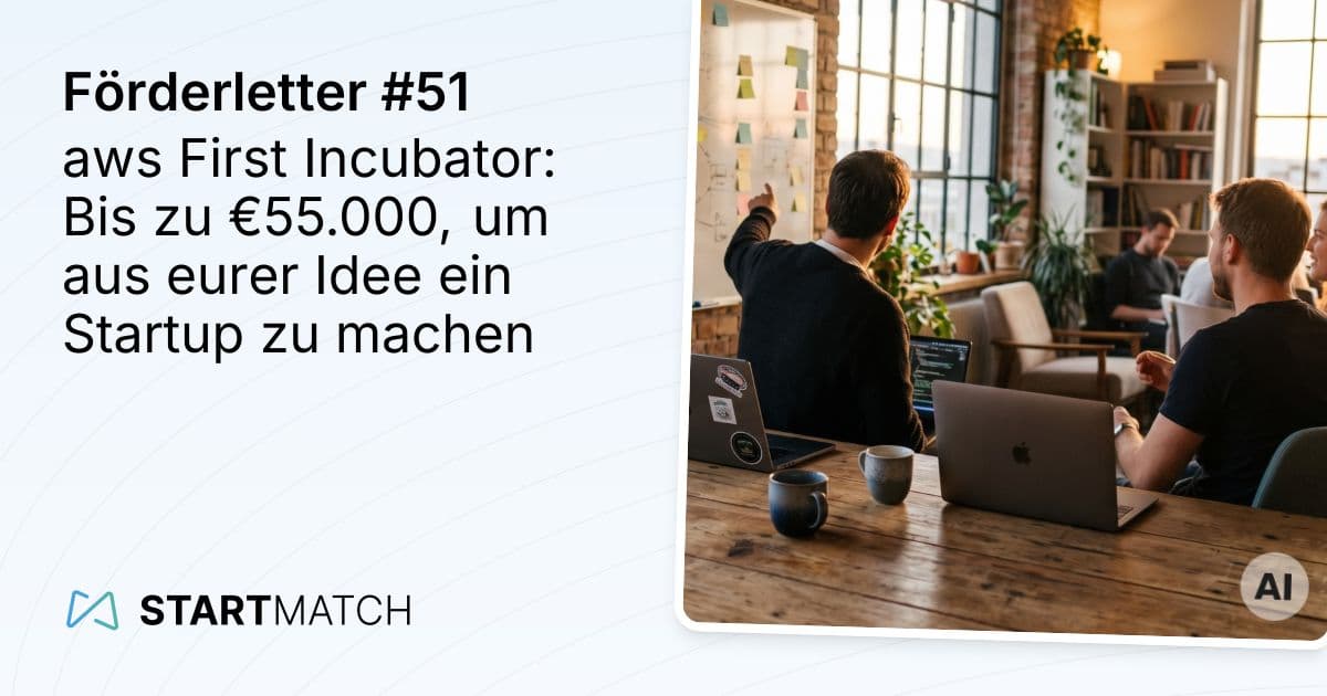 aws First Incubator: Bis zu €55.000, um aus eurer Idee ein Startup zu machen