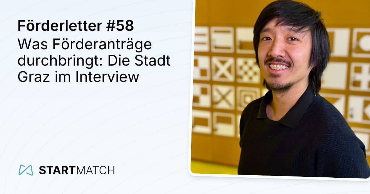 Vom Gründer zum Förderentscheider: Xiaoao Dong von der Stadt Graz im Interview